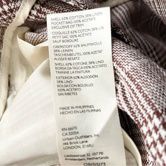 Anthropologie Maeve Pleated Plaid Trousers 14 NWT - Picture 11 of 11